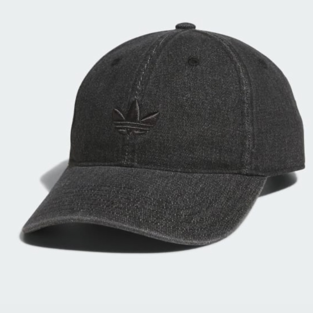 New in plastic Adidas Black Denim Cap black